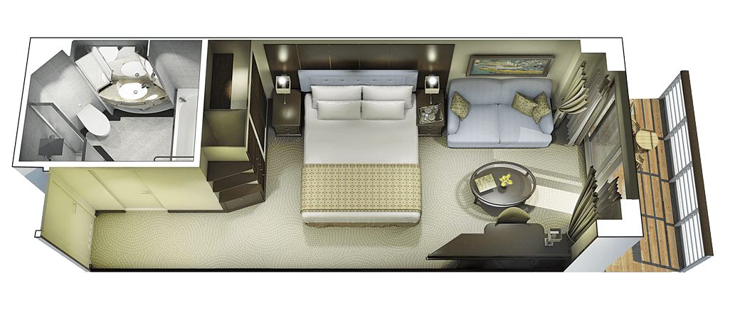 Desire Hong Kong Singapore Cruise 2028 15 Plano del camarote