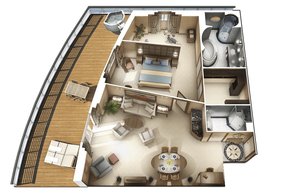 Desire Hong Kong Singapore Cruise 2028 5 Plano del camarote